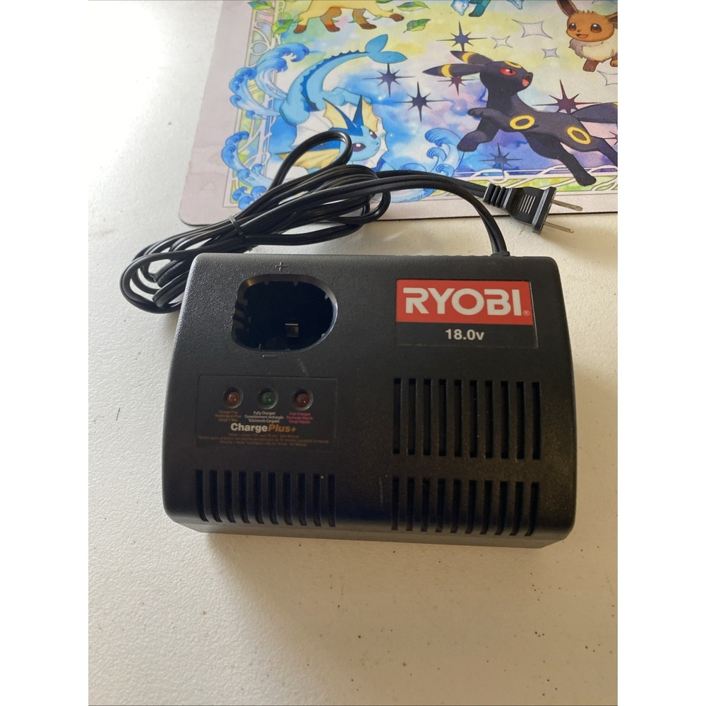 Ryobi P110 18v  Class 2 Battery Charger 140237039 EA1018 Black Wired Corded